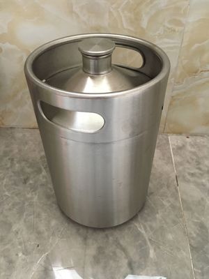 mini rivelatore di cortocircuiti materiale della birra del commestibile dell'acciaio inossidabile del rivelatore di cortocircuiti del barile 2L con il rubinetto del rubinetto